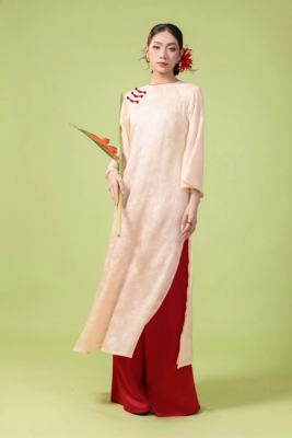 Áo dài Uyển Hoa Mã SP : KK183-34